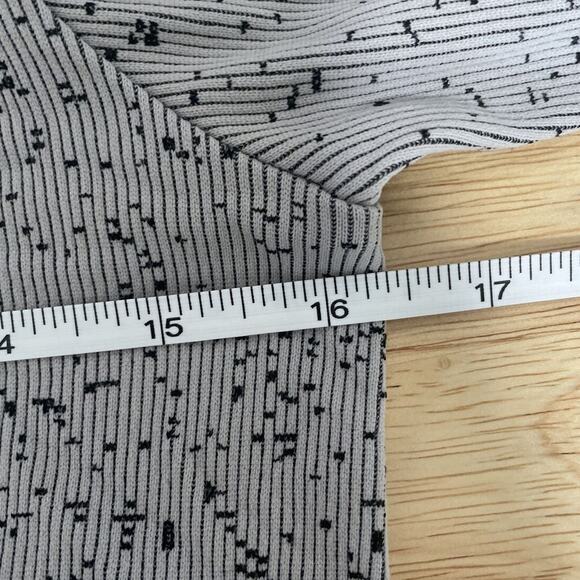 Athleta Womens Top Small Flurry Blizzard Gradient Mock Neck Long Sleeve Seamless - Picture 11 of 12